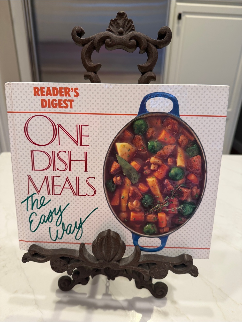 Reader's Digest One Dish Meals Made Easy Cookbook 1991 Hardcover